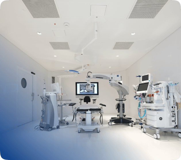 State of the art laser surgery room