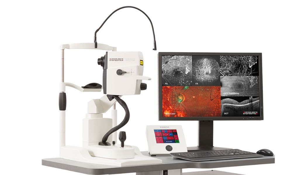 Imagerie oculaire : présentation d’une angiographie rétinienne au centre Oculus